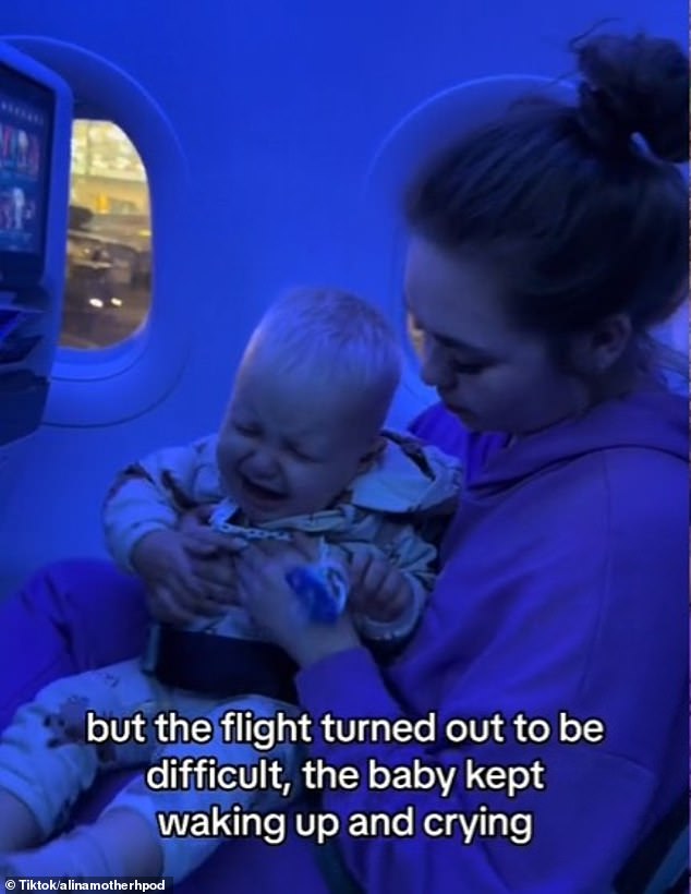 She had previously been criticized for putting her one-year-old son on the plane with a high fever