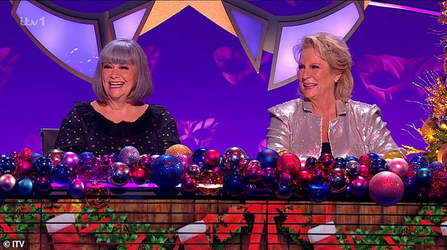 For the special, Jennifer Saunders, 66, and Dawn French, 67, joined the celebrity panel.