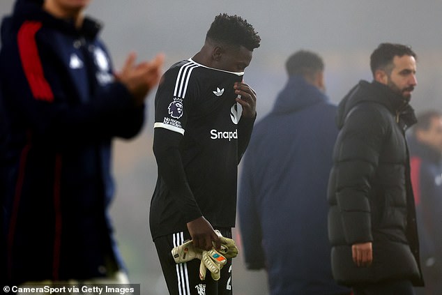 Man United goalkeeper Onana was beaten too easily for the first goal on a night to forget.