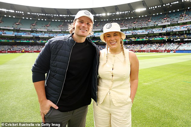 Brooke and Jackson were seen taking center stage at the MCG ahead of day two of the fourth Test between Australia and India.