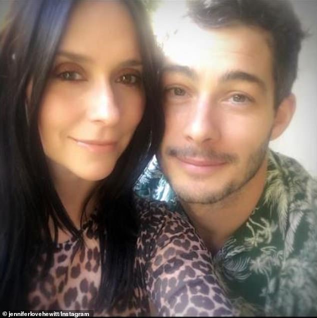 Hewitt shares her three children with her husband of 11 years Brian Hallisay