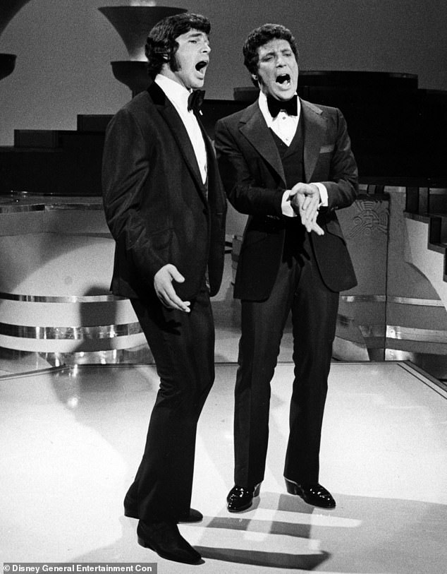 Capri rose to fame when he began touring with singer Engelbert Humperdinck in 1973 as a comedy attraction; Humperdinck and Tom Jones seen above in 1969