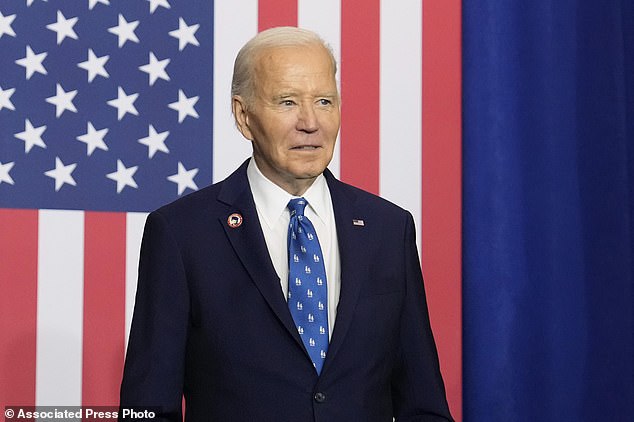 President Joe Biden arrives to speak at the Department of Labor in Washington