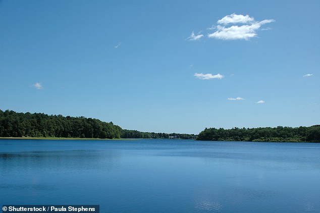 A photo of Wenham Lake, where the Christmas Eve tragedy occurred