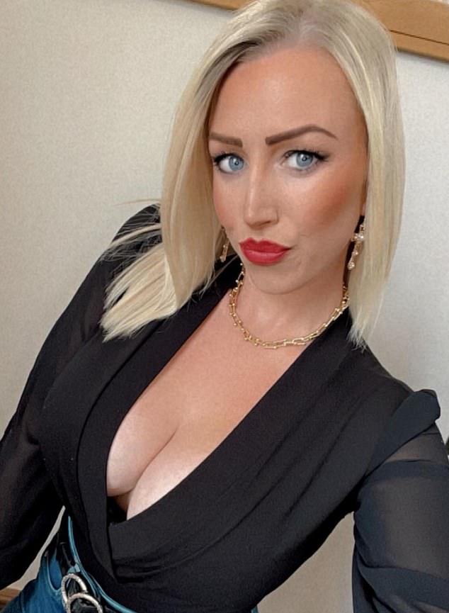 Rachel Stanton (pictured), who was also a prison officer at HMP Five Wells, was given an 18-month suspended sentence after being caught cavorting with an inmate.