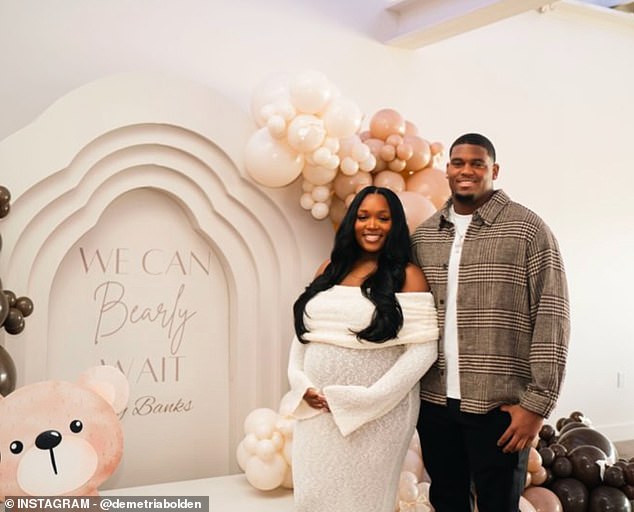 Texas star Kelvin Banks Jr. and his girlfriend Demetria Bolden are expecting a baby in 2025