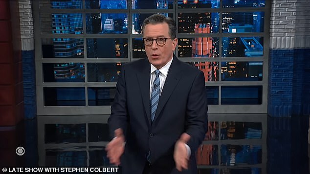 Stephen Colbert has dedicated many of his jokes to Trump. After Trump won the election, Colbert said, 