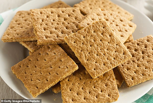 In America, the beloved snack is often combined with chocolate and marshmallows to make s'mores, while Brits prefer to have one with a cup of tea after dinner (file image)