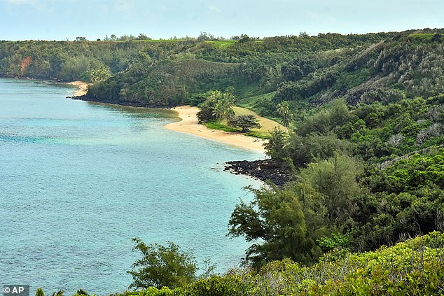 Zuckerberg owns approximately 1,400 hectares of land on the island of Kauai in Hawaii (pictured)