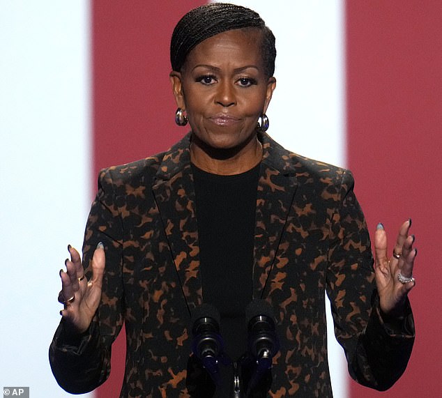 The former first lady became increasingly involved in the 2024 race, taking up Harris' election campaign in the final weeks leading up to Nov. 5.