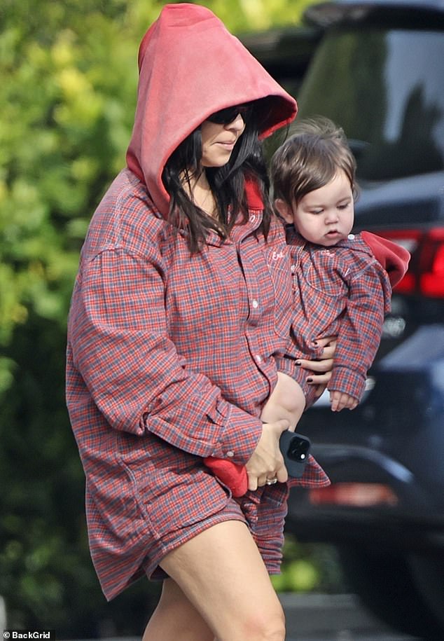 Travis and Kourtney also brought their son Rocky Thirteen, who celebrated his first birthday early last month.