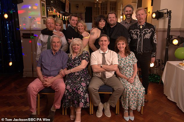 The cast of Gavin and Stacey: The Finale which aired on Christmas Day. The episode earned the highest Christmas ratings since 2008 with an average audience of 12.3 million.