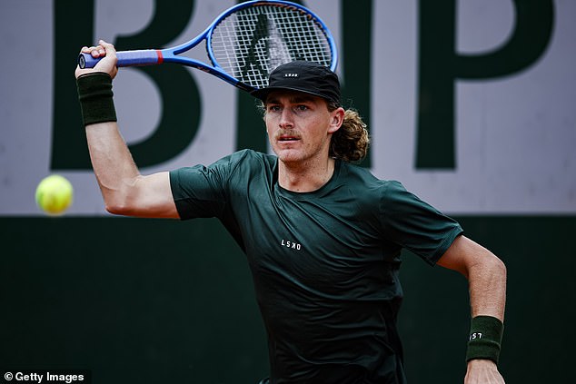 The sport was then rocked by a third doping saga when Australian Max Purcell (pictured) went into a voluntary provisional suspension after admitting breaching the Tennis Anti-Doping Program (TADP) just before Christmas.