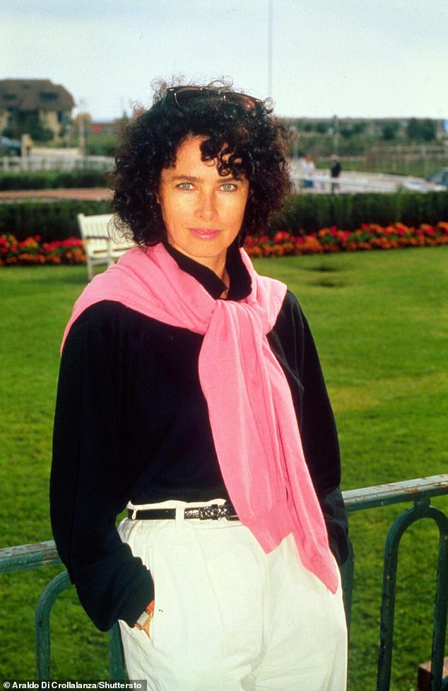 Haddon was a groundbreaking model who worked well into her senior years and broke new ground for other aging models. She also had a successful acting career, especially in the 1970s and 1980s; pictured in 1986