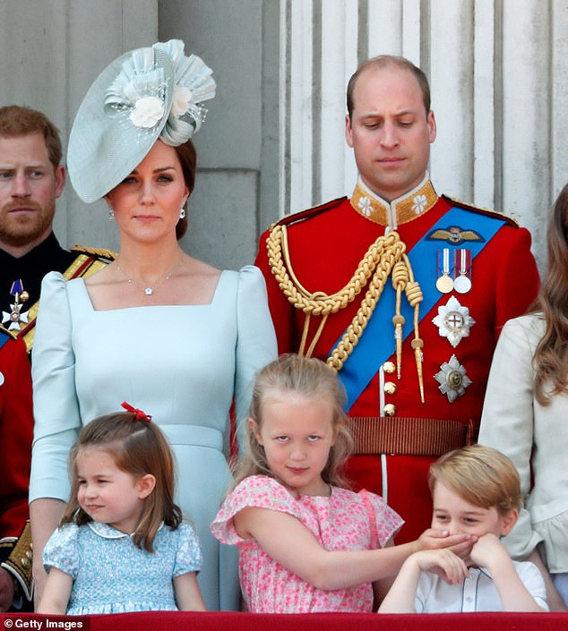 In 2018's Trooping The Colour, his antics stole the show when he shushed his cousin Prince George on the balcony of Buckingham Palace by covering his mouth with one hand during the flight.