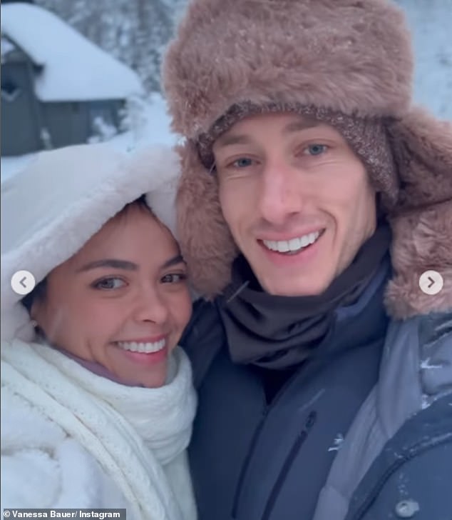 Vanessa is taking advantage of her winter vacation while enjoying a trip to Finland with the 33-year-old former professional soccer player.