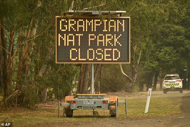 Victoria's Grampians National Park has been closed during the inferno