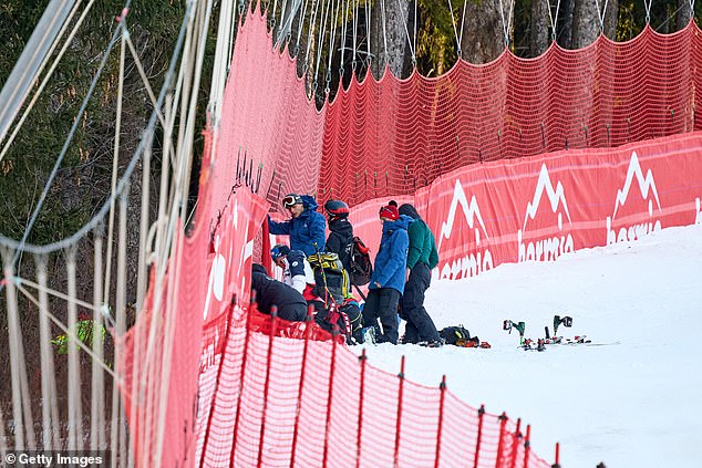 The Frenchman suffered a blow in training that caused him to fly through the air and fall on his back.