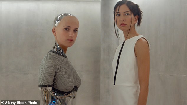 Alicia Vikander plays a robot named Ava who develops feelings for her creator in Ex Machina