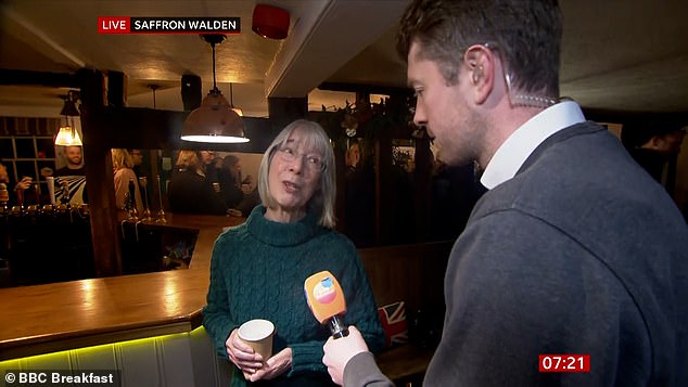 Oli then ventured inside and proceeded to interview several customers, who had ventured into the watering hole at 7am to discuss the future of the pub.