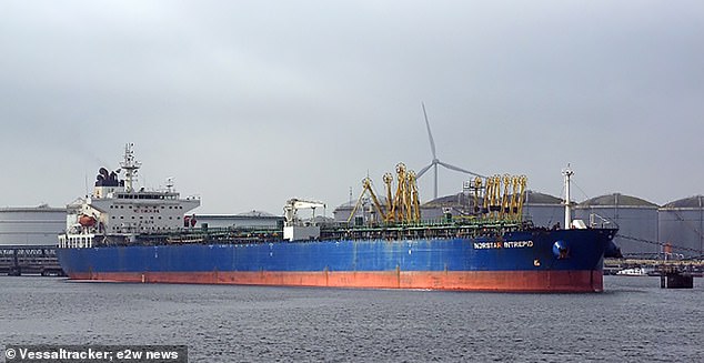 Eagle S crude oil tanker flying the flag of the Cook Islands