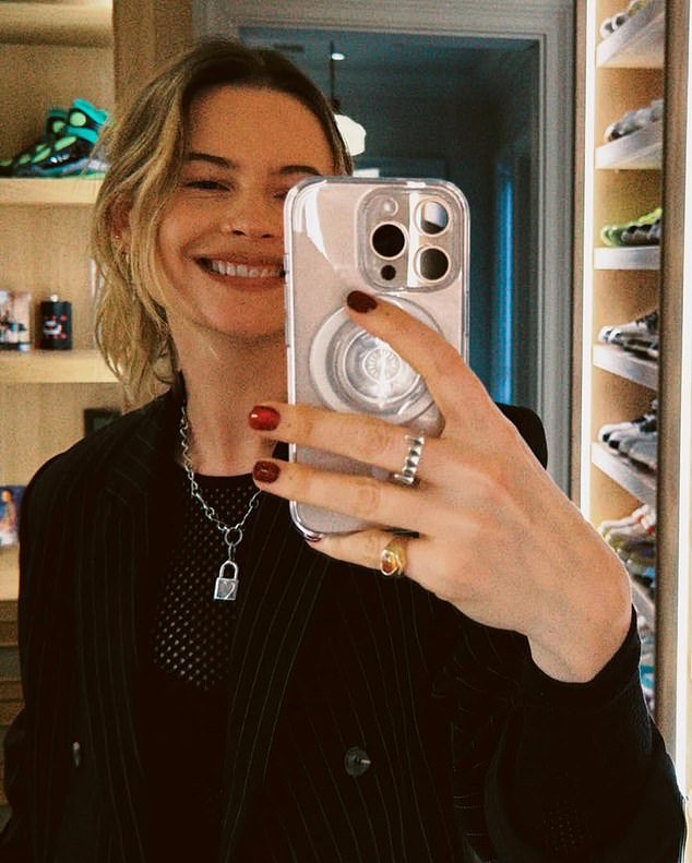 Behati included a fun selfie.