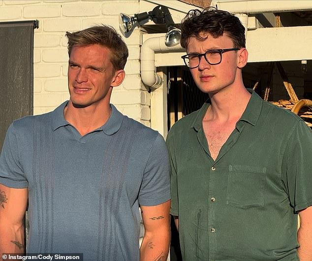 The former swimming champion proved that his dashing looks run in the family when his mother Angie shared some sweet photos of him with his brother and sister.