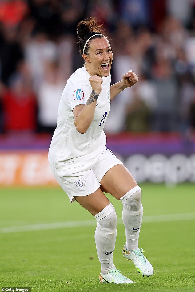 Last week, the popular football Twitter page reposted Lucy's comments, writing: 'English footballer Lucy Bronze has said 99.9% of female players cannot afford to retire and live off their earnings. . What do you think about this?