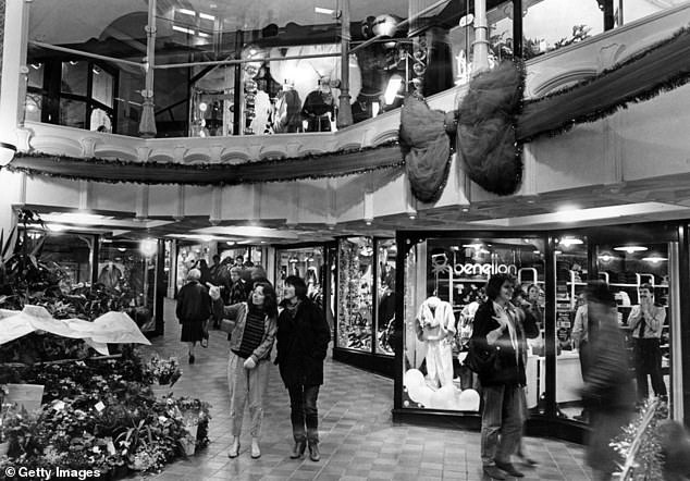 Liverpool's Cavern Walks saw many shop windows on December 3, 1984