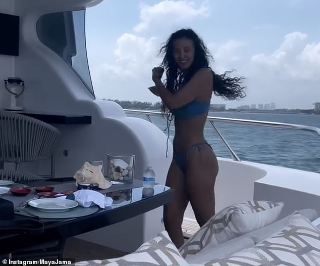 The presenter took to her Instagram stories on Saturday and shared a clip where she is seen showing off her best moves.