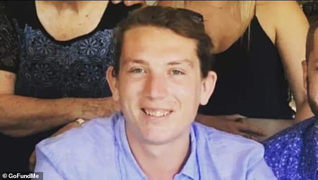 Helen Dowsley's son Drew (pictured) suffered life-changing injuries after being hit by a train during a mental health crisis.