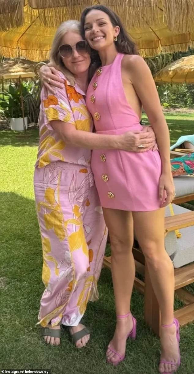 Abbie Chatfield has led a host of Australian stars offering their support to her 'beautiful friend' Helen Dowsley (pictured together)