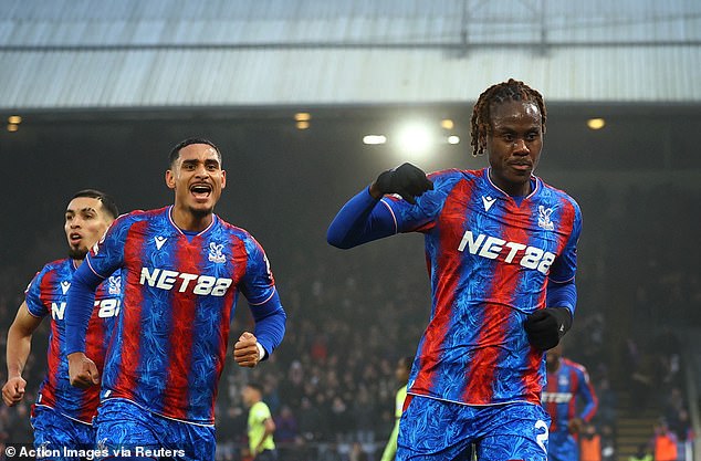 Trevoh Chalobah (right) brought Palace level before Eze's second-half winner