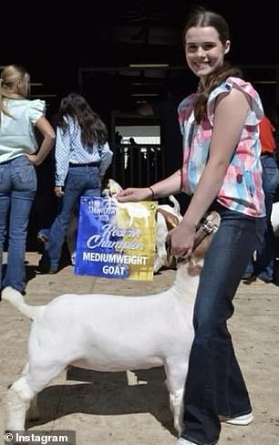 She was especially proud of her pet goat, Lacey, which she paraded around the state at animal shows for cash prizes and certificates.