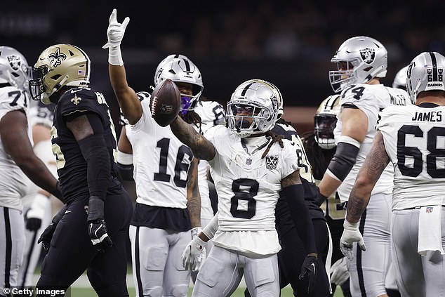 The Raiders had to wait for a second plane, which didn't leave the city until Saturday evening