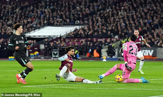 Alphonse Areola made several good saves early on to keep the game level.