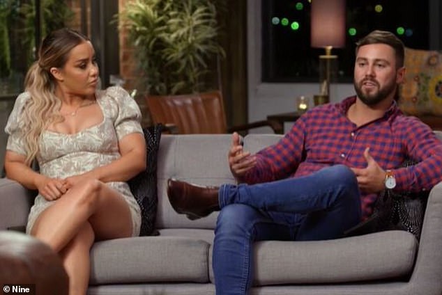 Cathy was paired with truck driver Josh Pihlak (right) on the seventh season of Married At First Sight in 2020.