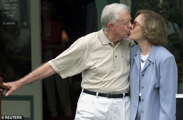 The couple's marriage was the longest in US presidential history and they first met when Rosalynn was just one day old