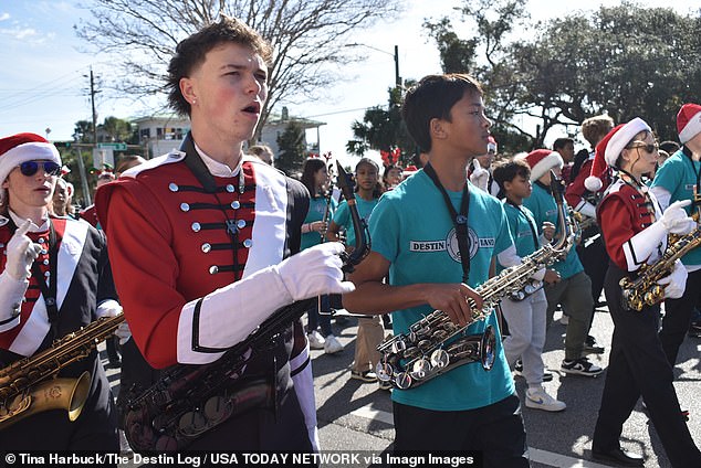 Pictured: Destin's Christmas parade