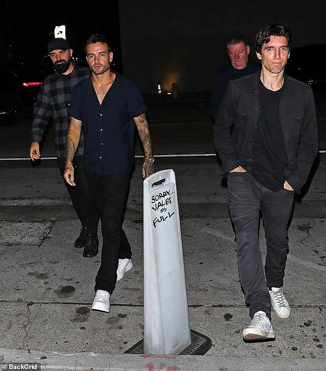 Liam Payne and Roger Nores appear here in West Hollywood in June of this year.