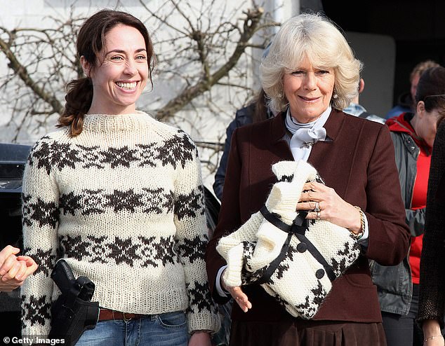 Camilla visited the set of the Danish drama The Killing in Copenhagen in 2012