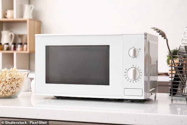 The steam from heating the water will loosen the dirt inside the microwave. Then you can easily wipe away the dirt with a clean cloth. Stock image used