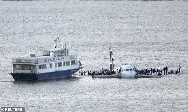 Captain 'Sully' Sullenberger and co-captain Jeff Skiles saved all 155 people aboard Flight 1549 when both engines exploded after colliding with Canada geese.