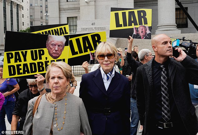 Carroll left the court flanked by her attorney Roberta Kaplan, who said she supported the evidence presented at trial