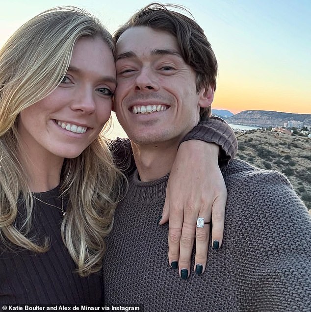 Katie Boulter and Alex de Minaur surprised fans last week by announcing their engagement.