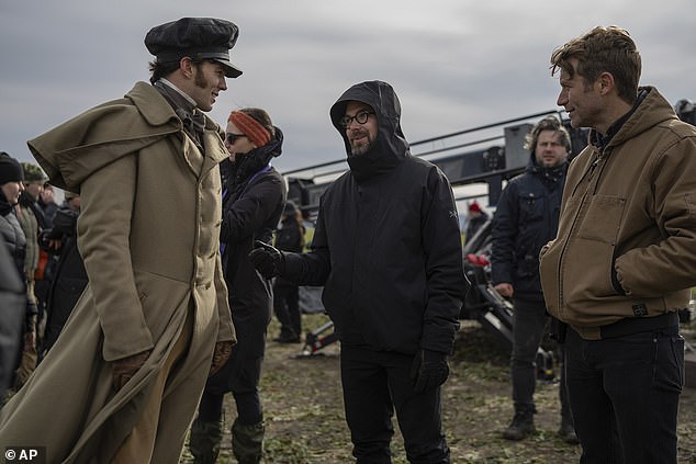 And here we are, with writer-director Robert Eggers enriching a list of credits that already includes The Witch (2015), The Lighthouse (2019) and The Northman (2022). Pictured: Nicholas Hoult (left) with director Robert Eggers (center)