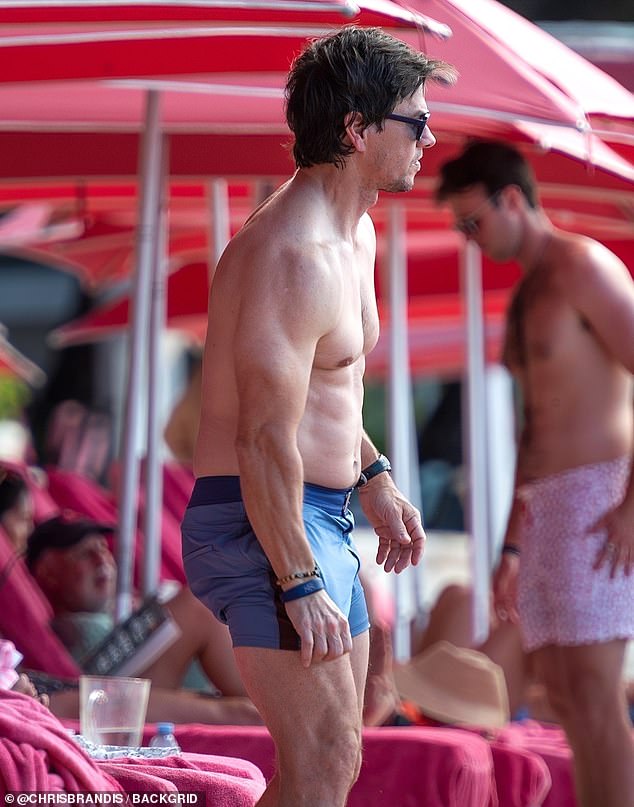 The resort they were staying at offered fancy pink towels.