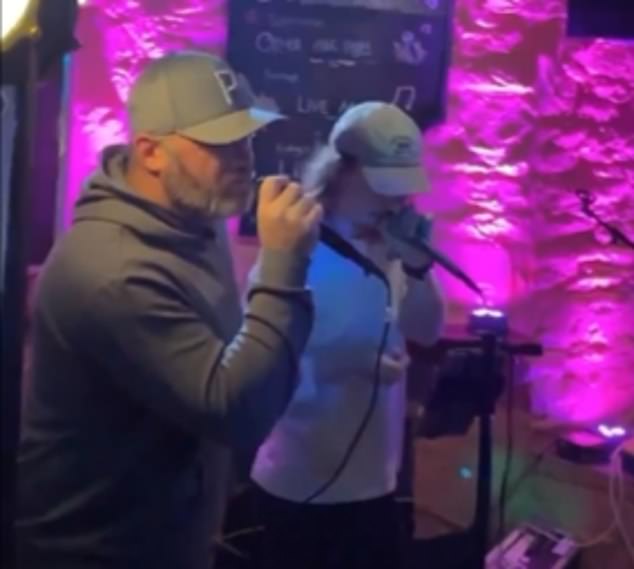 Rooney was spotted singing karaoke in a pub earlier this year