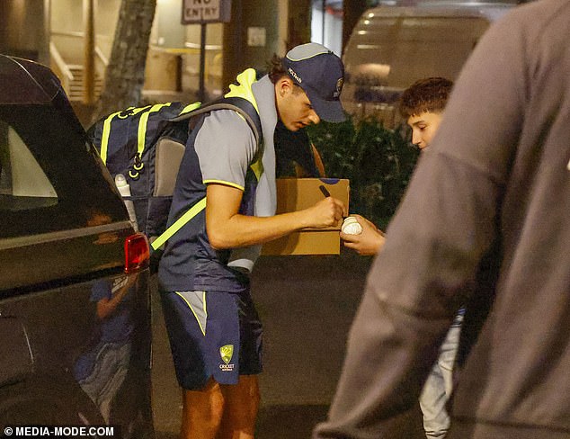 Konstas has spent much of the week signing autographs and posing for selfies after his first-innings knock thrilled the cricket world.