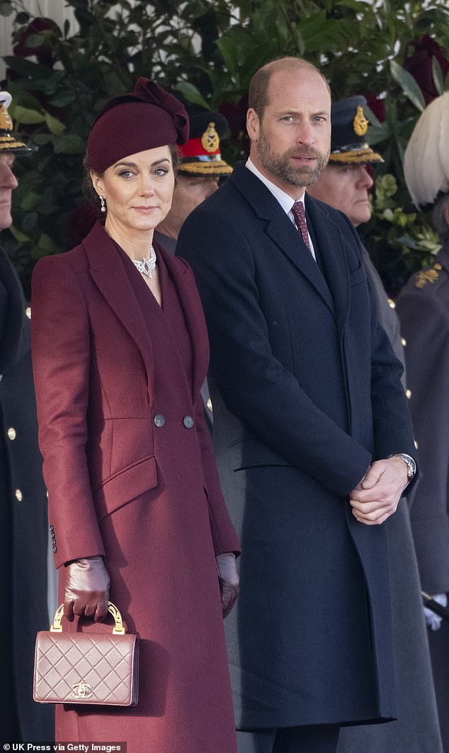 The Prince and Princess of Wales in December. Kate's photographs were published around the world, although not in Britain. William successfully sued and obtained substantial damages.